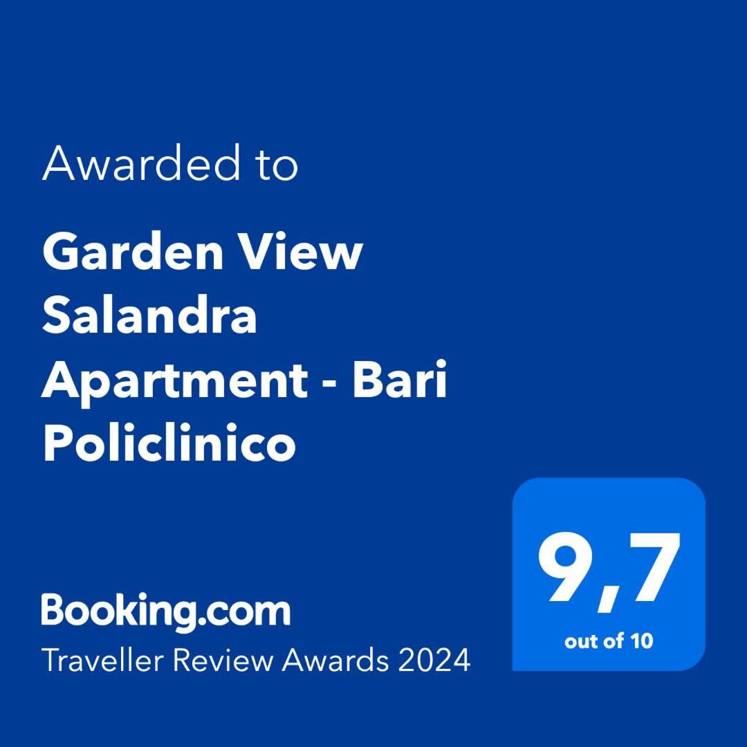 Garden View Salandra Apartment - Bari Policlinico Kültér fotó